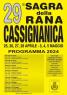 Sagra Della Rana Cassignanica,  Edizione - 2024 - Rodano (MI)