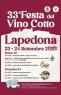 Festa Del Vino Cotto, 33ima Edizione - Lapedona (FM)