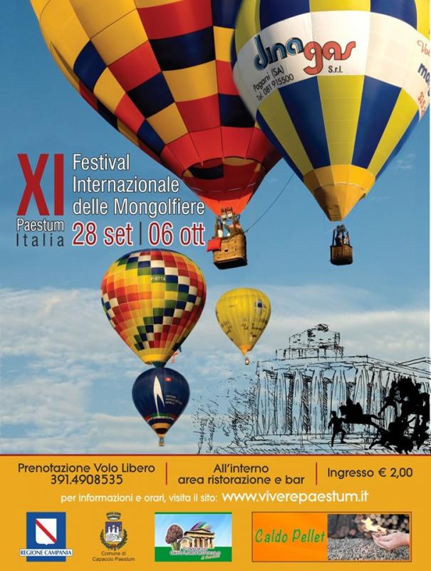 Paestum Balloon Festival a Capaccio 2019 (SA) Campania eventi e sagre