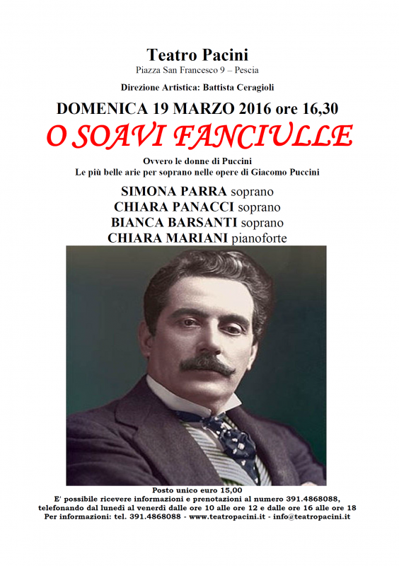 Teatro Pacini a Pescia 2017 (PT) Toscana eventi e sagre