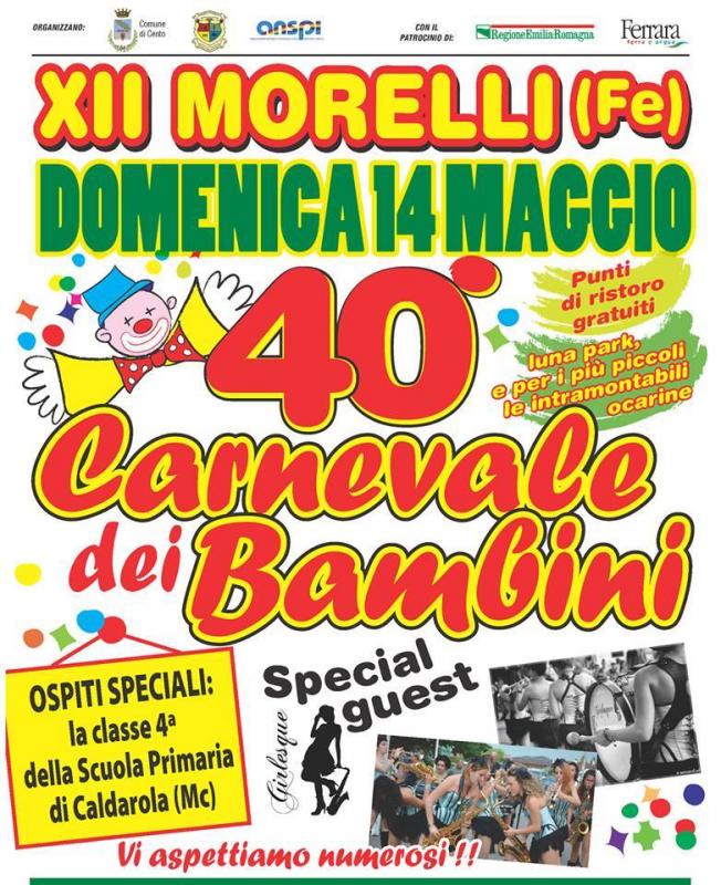 Carnevale Dei Bambini Di XII Morelli Cento (FE) 2017 Emilia Romagna