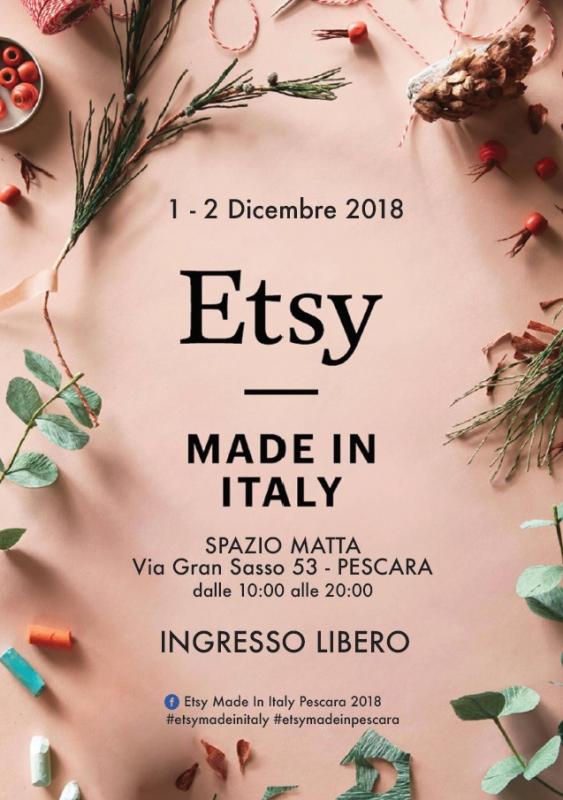 Etsy Made In Italy a Pescara 2018 (PE) Abruzzo eventi e sagre