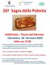 Sagra Della Polenta A Vallinfreda,  Vallinfreda 28 Gennaio 2024 Ore 12 - Vallinfreda (RM)