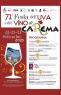 Festa Dell'uva E Del Vino a Carema, 71ima Edizione - Anno 2023 - Carema (TO)