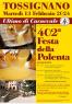 Festa della Polenta, 402ima Edizione - 2024 - Borgo Tossignano (BO)