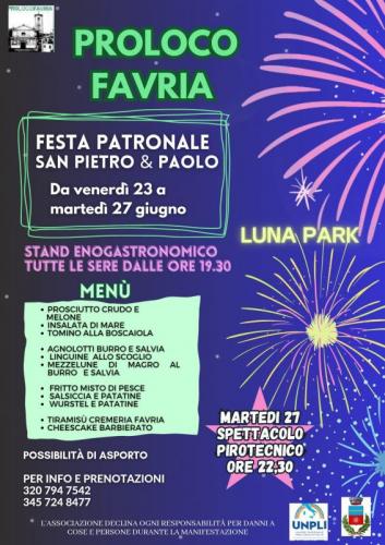 Festa San Pietro E Paolo A Favria - Favria