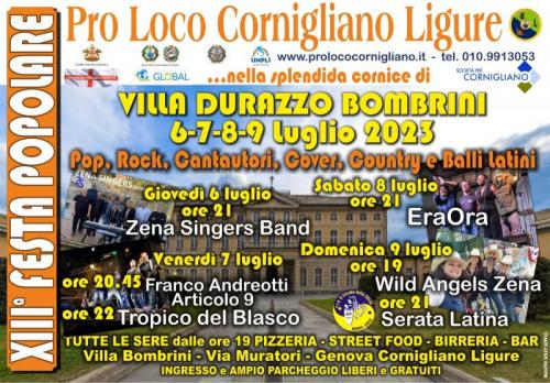 Festa  Popolare Pro Loco Cornigliano Ligure - Genova