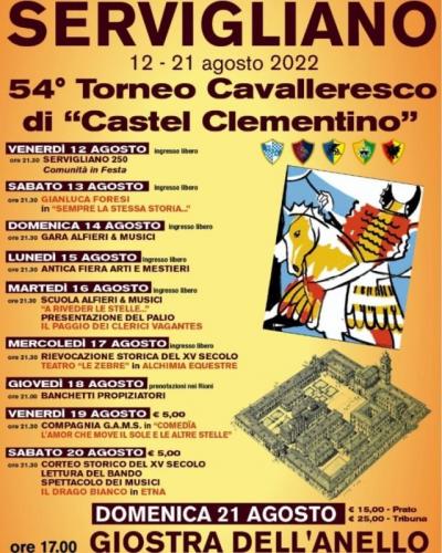 Torneo Cavalleresco Di Castel Clementino - Servigliano
