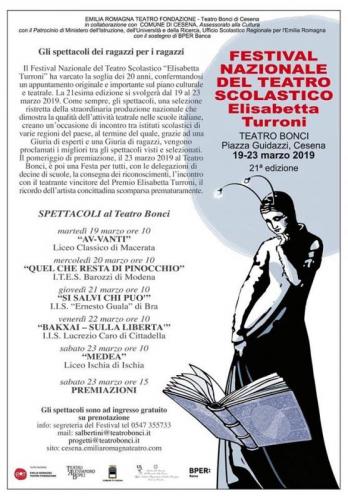 Festival Nazionale Del Teatro Scolastico - Cesena