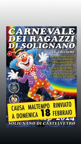 Carnevale Dei Ragazzi Di Solignano - Castelvetro Di Modena