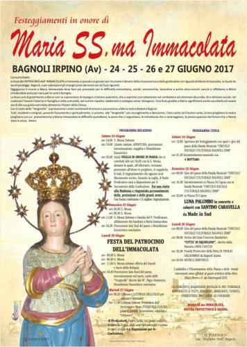 Festività In Onore Di Maria Ss. Immacolata - Bagnoli Irpino
