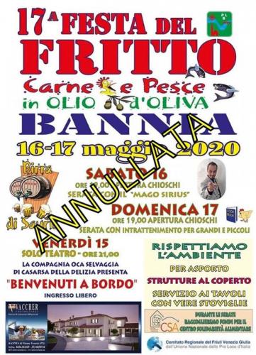 Festa Del Fritto Di Carne A Bannia Di Fiume Veneto - Fiume Veneto