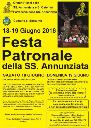 Festa Patronale Della Ss. Annunziata - Spotorno