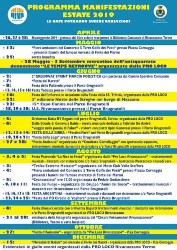 Eventi A Rivanazzano - Rivanazzano Terme