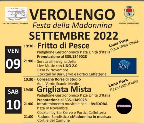 Festa Patronale Madonnina - Verolengo