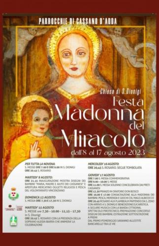 Festa Della Madonna Del Miracolo In San Dionigi - Cassano D'adda