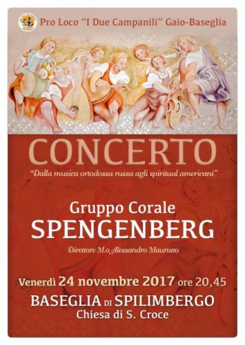 Concerto Del Gruppo Corale Spengenberg - Spilimbergo