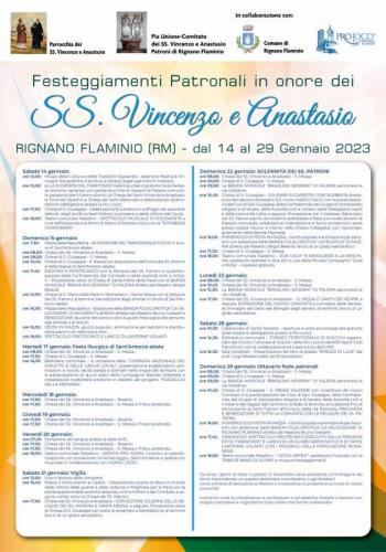 Solennità Dei Ss. Vincenzo E Anastasio - Rignano Flaminio