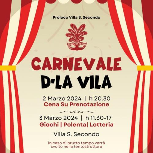 Carnevale Di Villa S. Secondo - Villa San Secondo