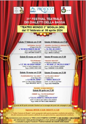 Festival Teatrale Dei Dialetti Della Bassa - Moglia
