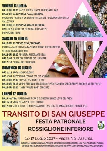 Festa Patronale Del Transito Di San Giuseppe - Rossiglione