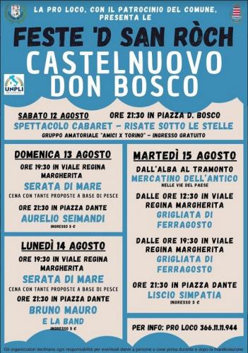 Feste Di San Rocco A Castelnuovo Don Bosco - Castelnuovo Don Bosco