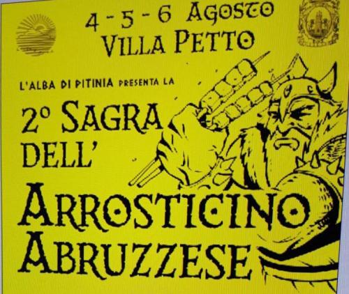 Sagra Dell’arrosticino Abruzzese Certificato Di Villa Petto - Colledara