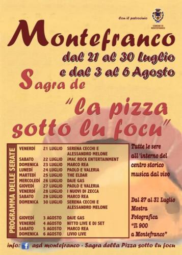 Sagra De La Pizza Sotto Lu Focu A Montefranco - Montefranco
