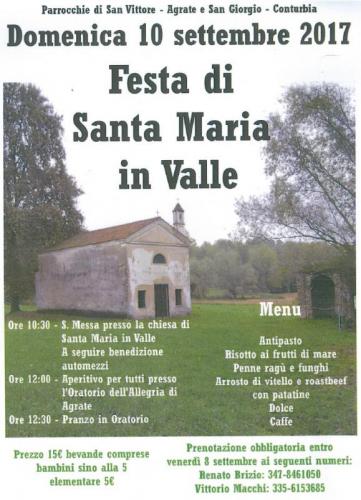 Festa Di Santa Maria In Valle Ad Agrate Conturbia - Agrate Conturbia