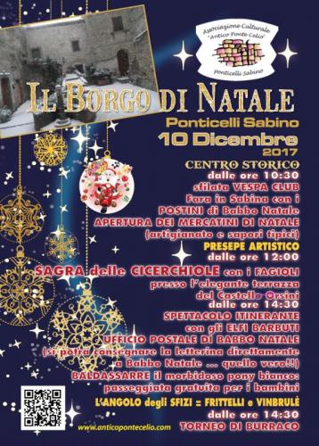 Il Borgo Di Natale A Ponticelli Sabino - Scandriglia