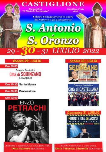 Festeggiamenti Patronali Di Sant'antonio E Sant'oronzo A Castiglione D'otranto - Andrano