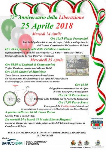 Festeggiamo Il 25 Aprile A Castelnovo Di Sotto - Castelnovo Di Sotto