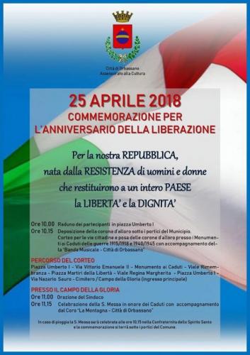 Anniversario Della Liberazione - Orbassano