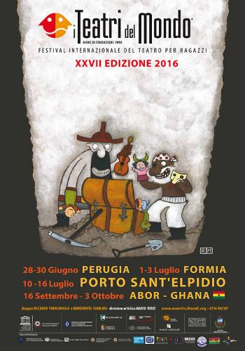 Locandina del festival "I teatri del mondo", edizione 2016