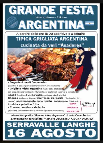 Grande Festa Argentina - Serravalle Langhe