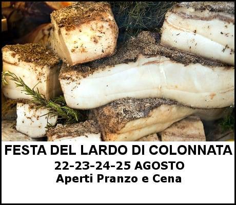 Festa Del Lardo Di Colonnata I.g.p. - Carrara