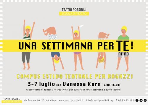 ​una Settimana Per Teatro! - Milano
