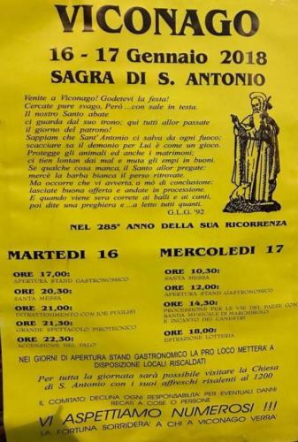 Grande Falò Di Sant'antonio Abate - Cadegliano-viconago