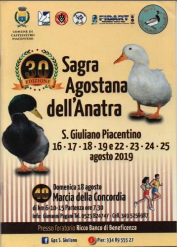 Sagra Agostana Dell'anatra - Castelvetro Piacentino