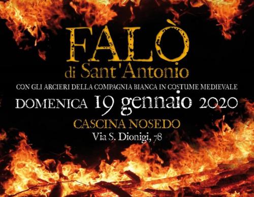 Falò Di Sant'antonio In Cascina Nosedo - Milano