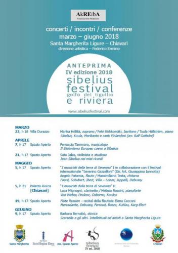 Sibelius Festival - Golfo Del Tigullio E Riviera - Chiavari