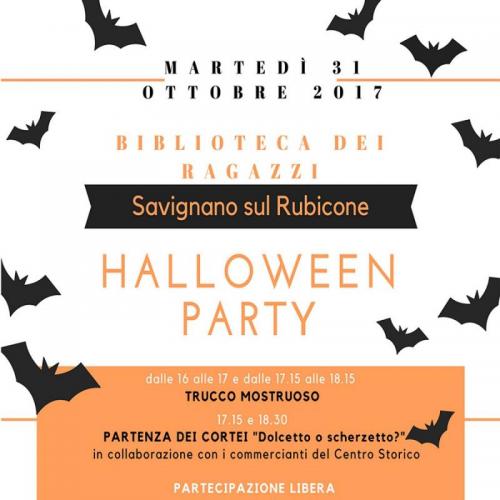 Halloween Alla Biblioteca Dei Ragazzi - Savignano Sul Rubicone