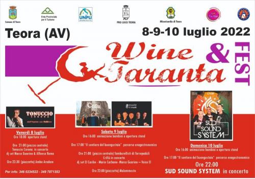 Wine E Taranta Fest - Teora