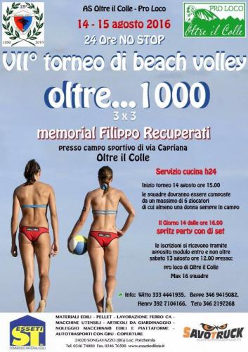 Torneo Di Beach Volley Oltre... 1000 - Oltre Il Colle