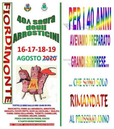 Sagra Degli Arrosticini A Fiordimonte - Valfornace