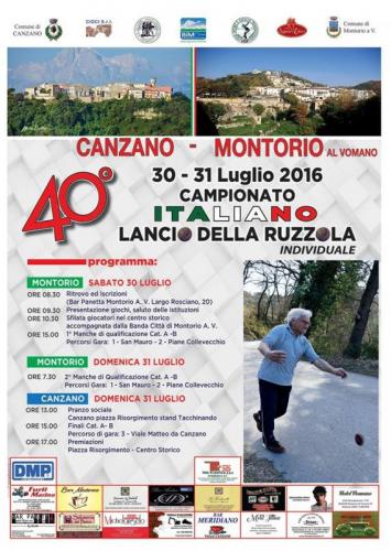 Campionato Italiano Di Ruzzola - Montorio Al Vomano