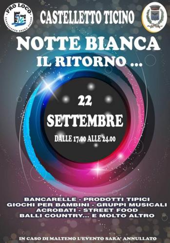 Notte Bianca  - Castelletto Sopra Ticino
