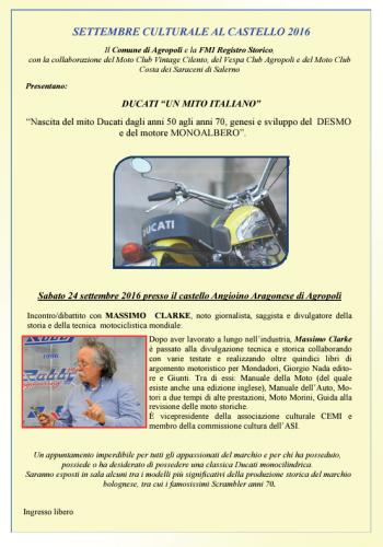 Ducati Un Mito Italiano - Agropoli