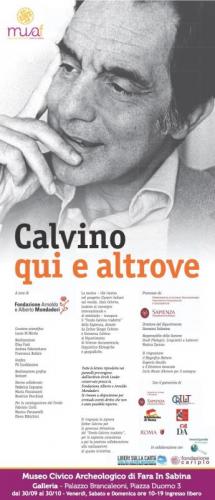 Calvino Qui E Altrove - Fara In Sabina