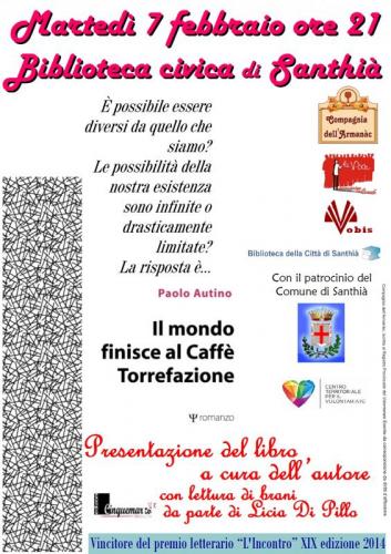 Presentazione E Reading Romanzo Di Paolo Autino - Santhià
